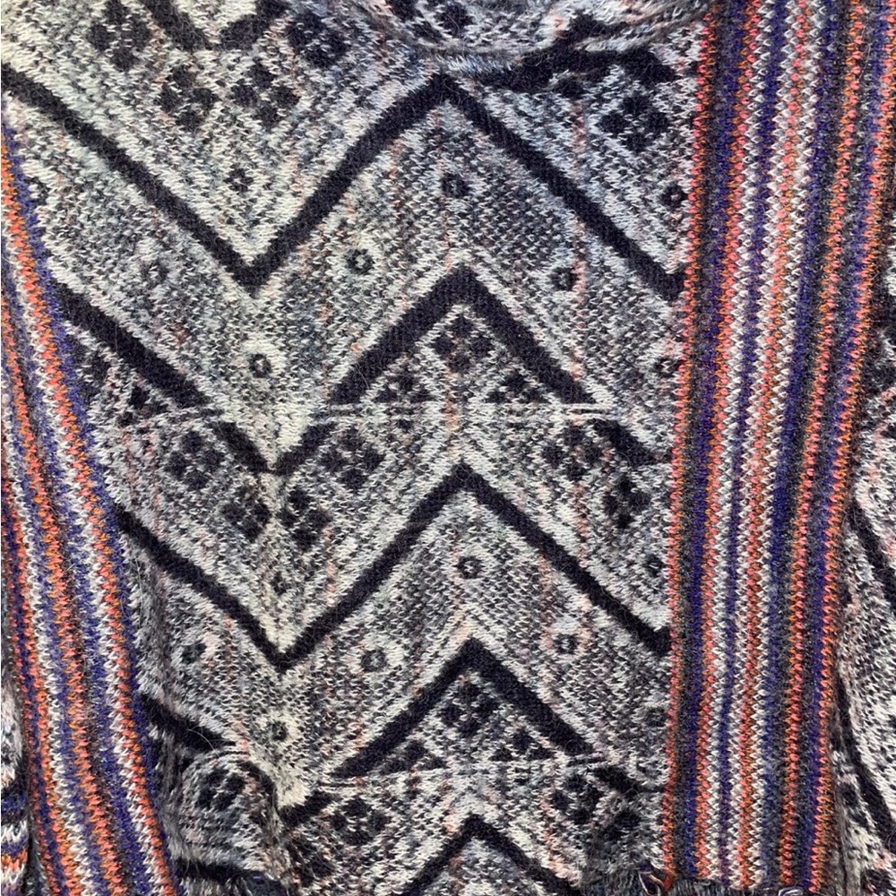 Free People be the one fringe poncho sweater - Picture 4 of 5